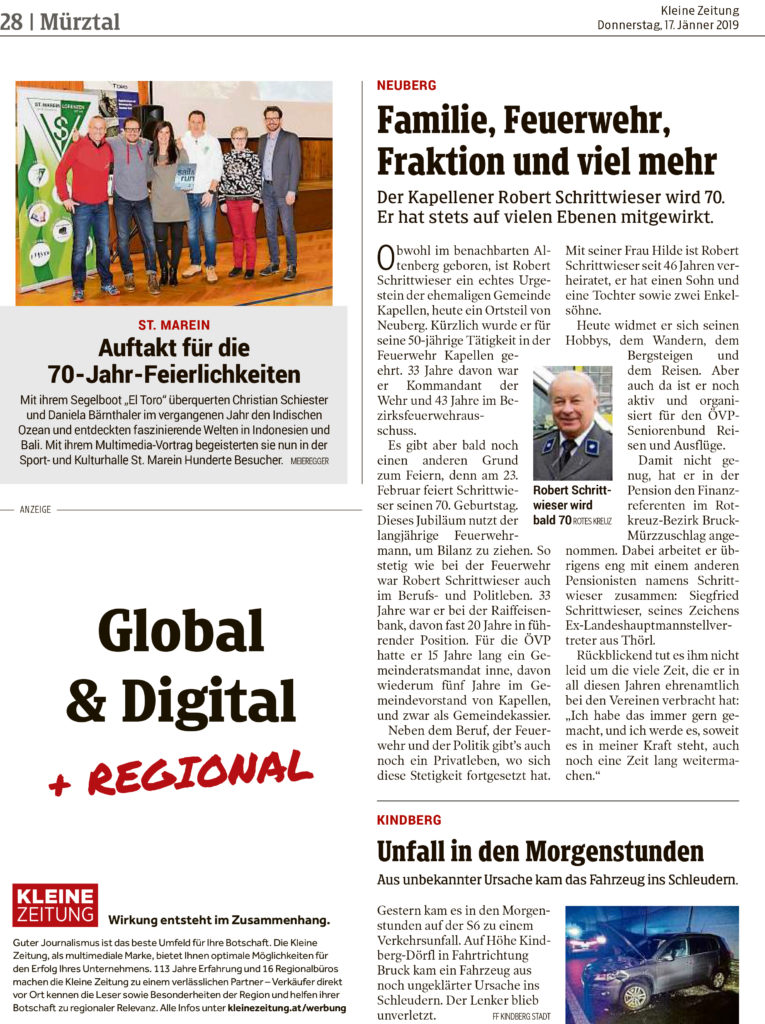 01 KLEINEZEITUNG MUERZTAL 20190117 Prod-Nr 308264   Seite 28